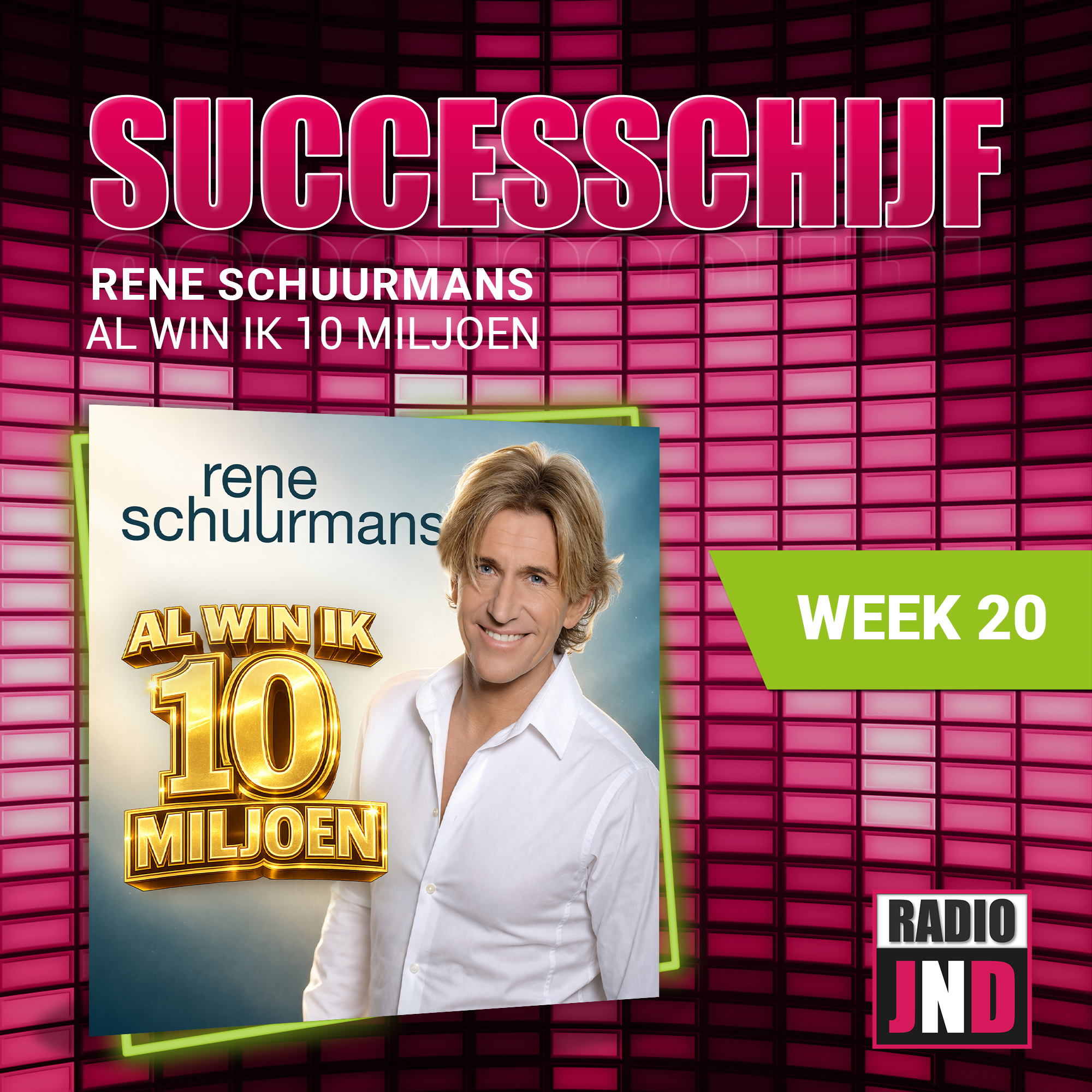 Illustratie bij: Rene Schuurmans - Al Win Ik 10 Miljoen