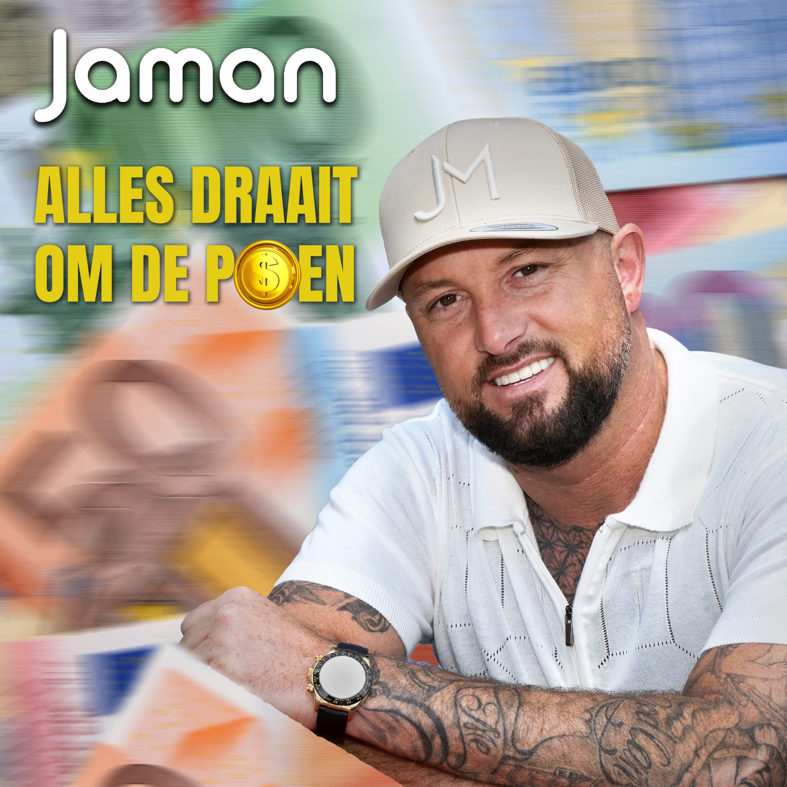 Illustratie bij: Jaman - Alles Draait Om De Poen