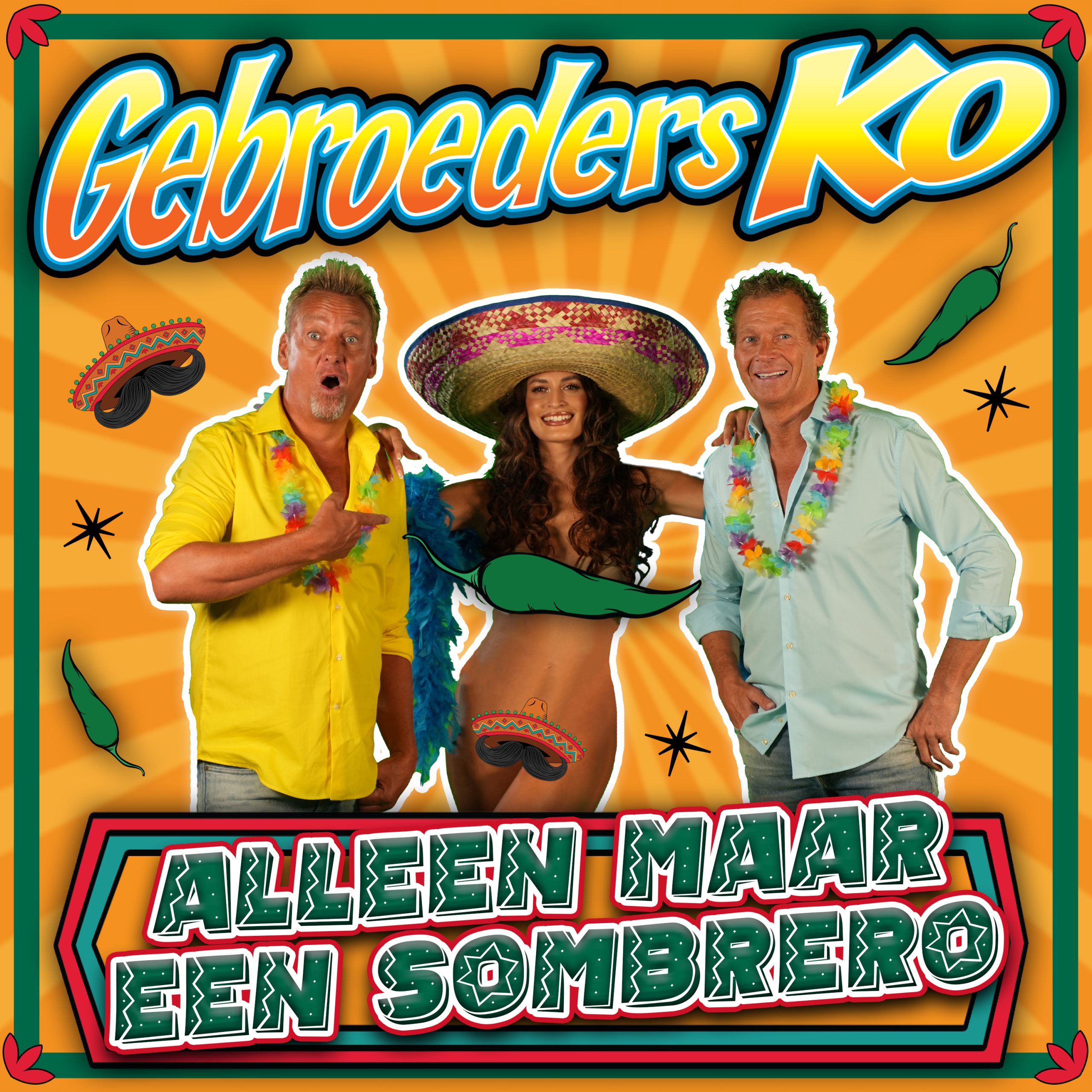 Illustratie bij: Gebroeders Ko - Alleen Maar Een Sombrero
