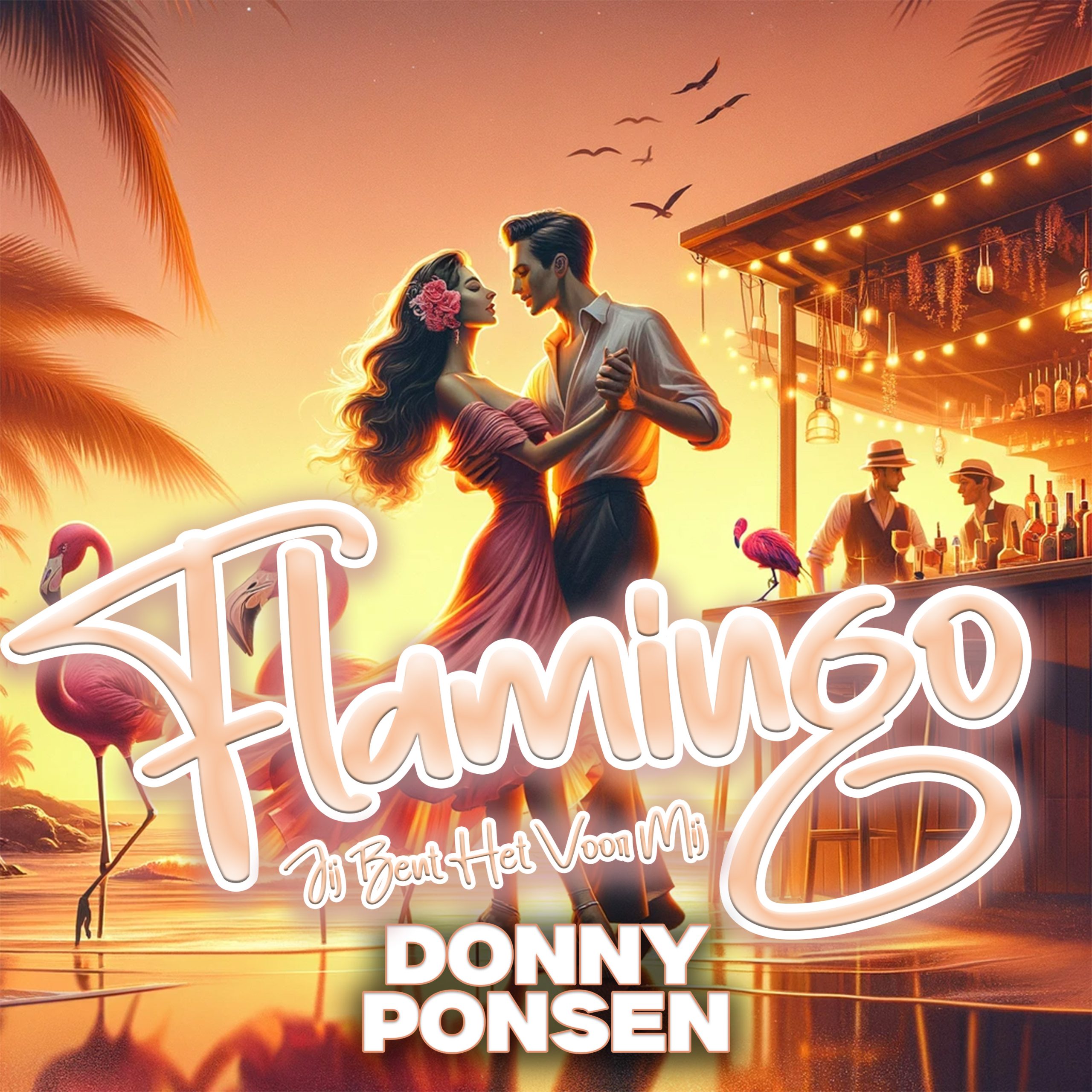 Illustratie bij: Donny Ponsen - Flamingo