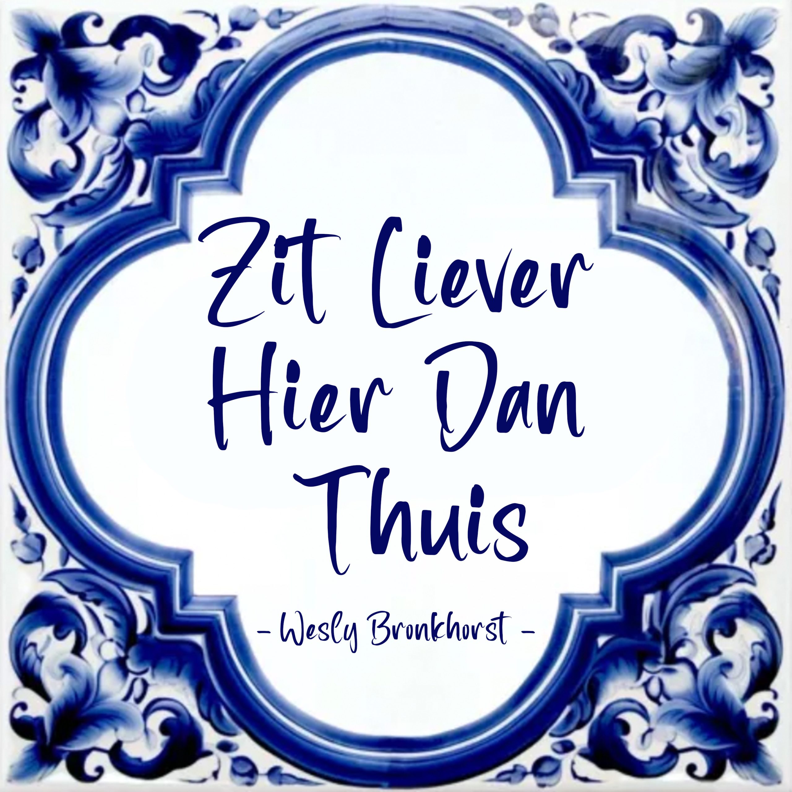 Illustratie bij: Wesly Bronkhorst - Zit Liever Hier Dan Thuis