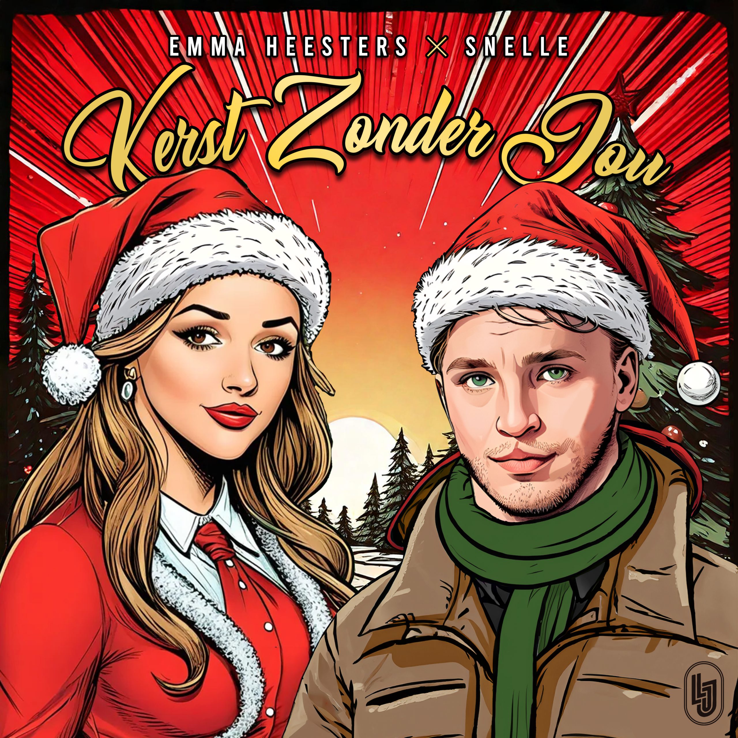 Illustratie bij: Emma Heesters & Snelle - Kerst Zonder Jou
