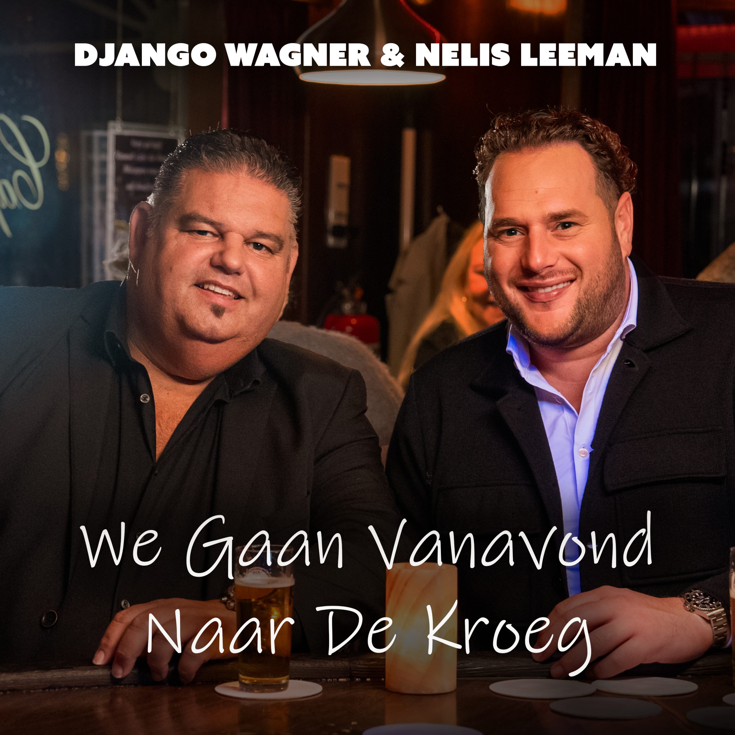 Illustratie bij: Django Wagner & Nelis Leeman - We Gaan Vanavond Naar De Kroeg