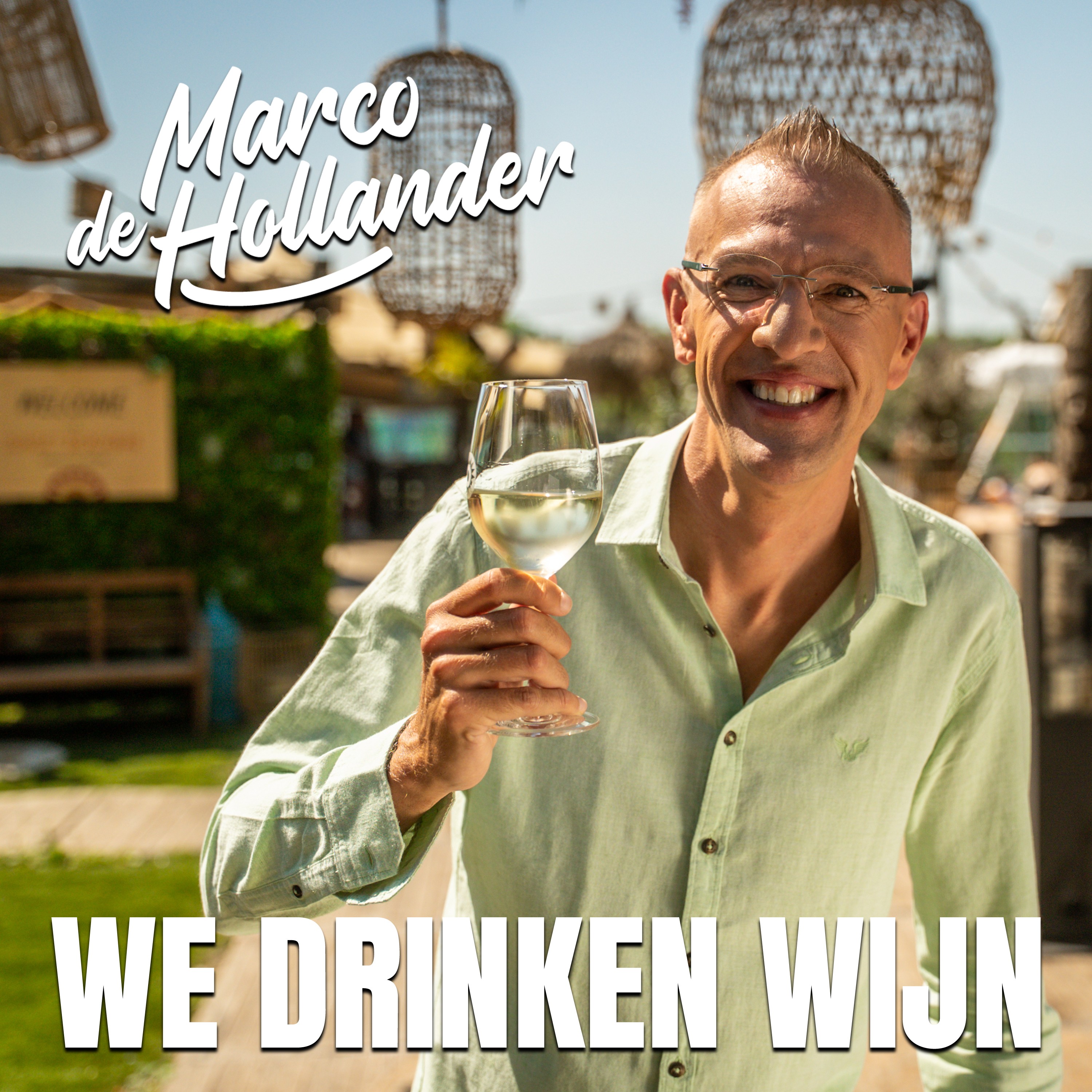 Illustratie bij: Marco de Hollander - We Drinken Wijn