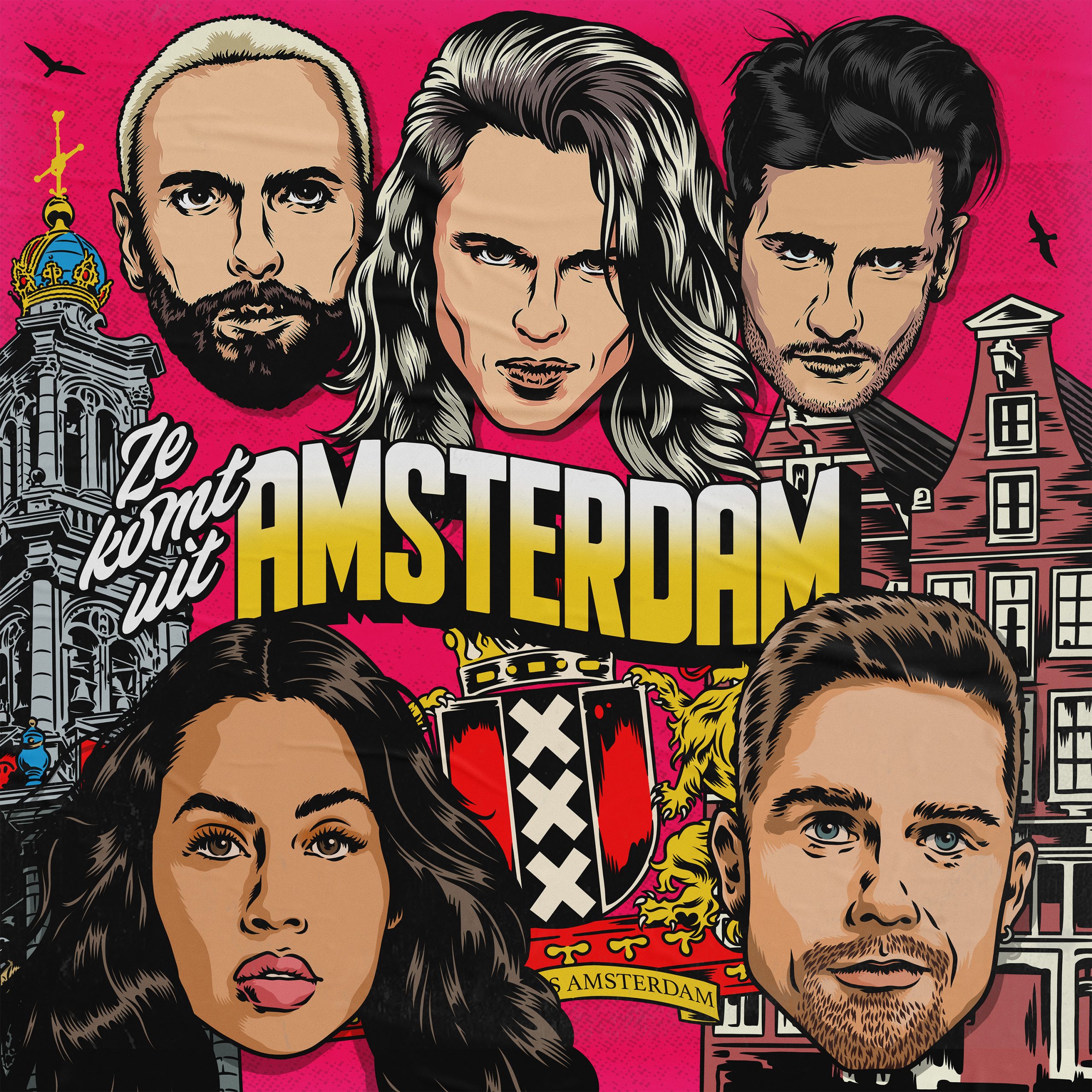 Illustratie bij: Kris Kross Amsterdam - Ze Komt uit Amsterdam