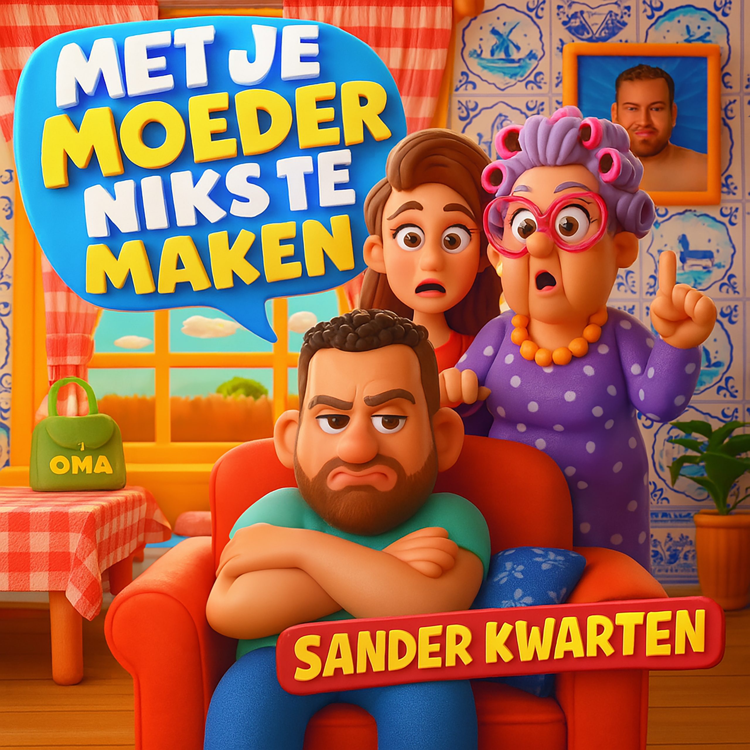 Illustratie bij: Sander Kwarten - Met Je Moeder Niks Te Maken
