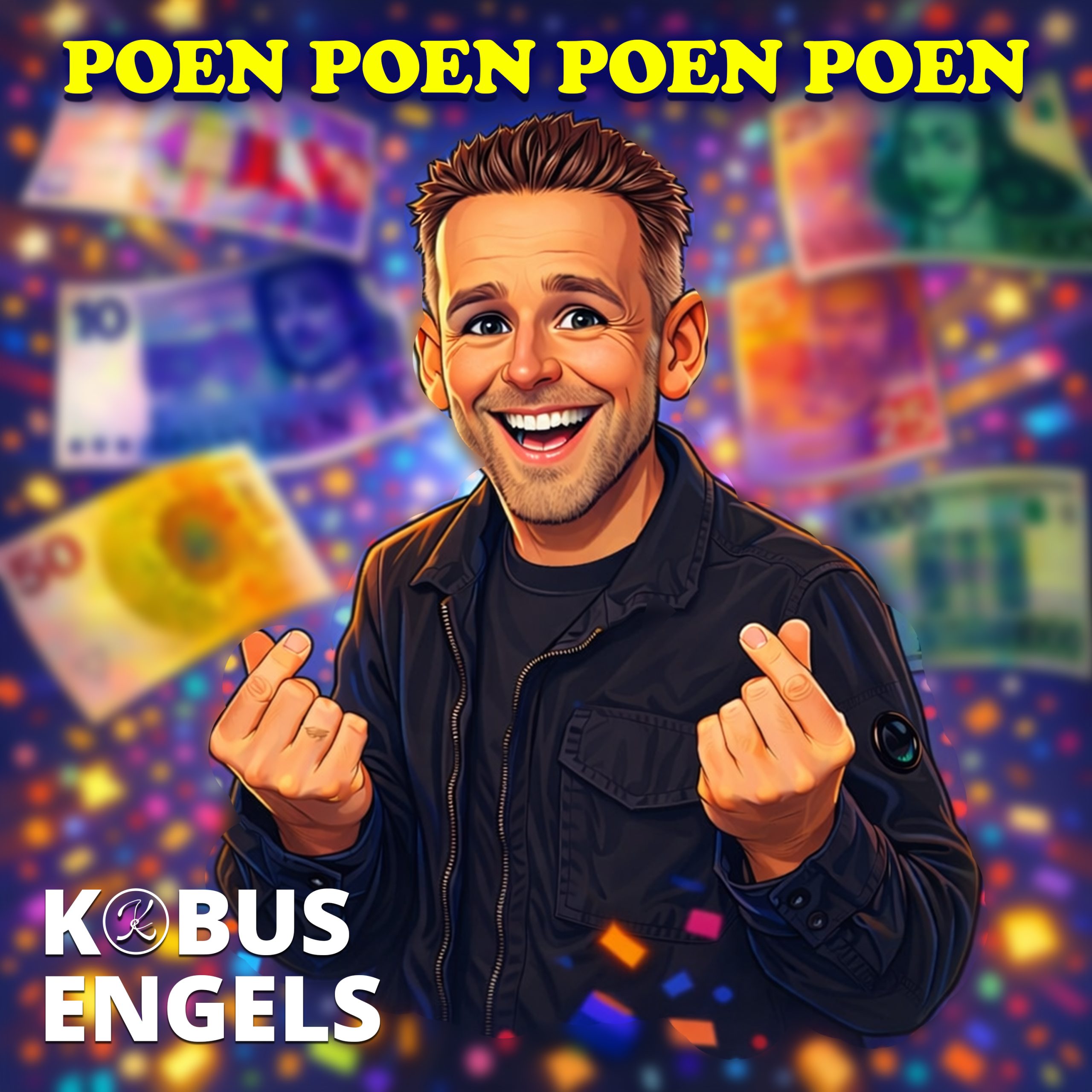 Illustratie bij: Kobus Engels - Poen Poen Poen Poen