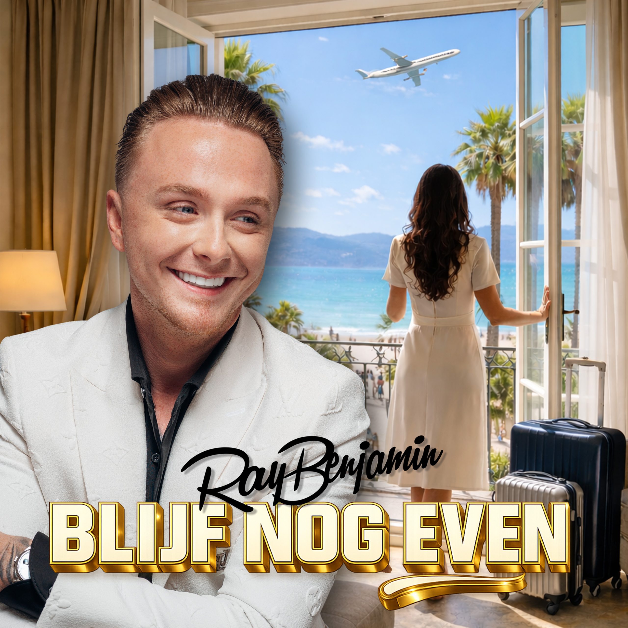 Illustratie bij: Ray Benjamin - Blijf Nog Even