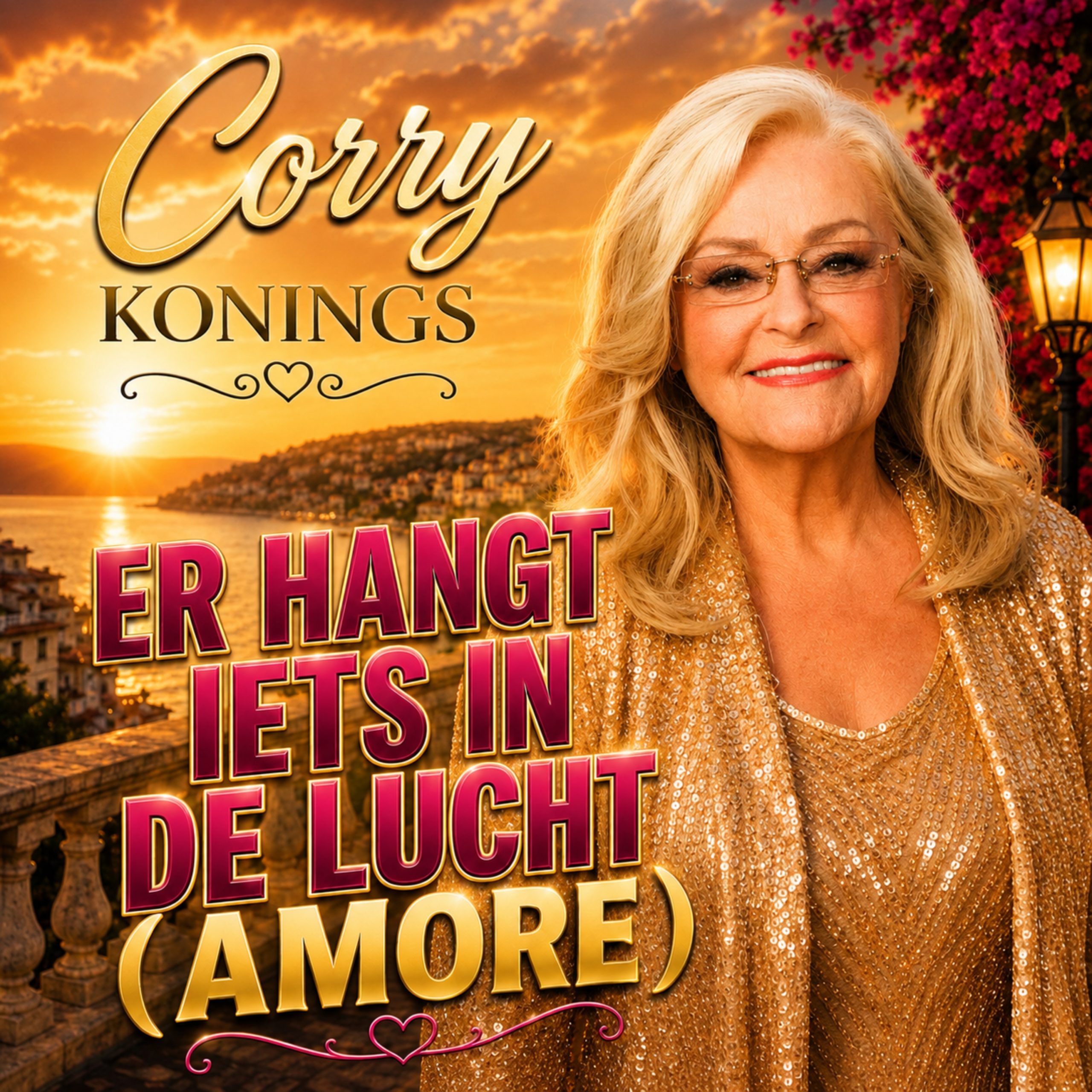 Illustratie bij: Corry Konings - Er Hangt Iets In De Lucht (Amore)