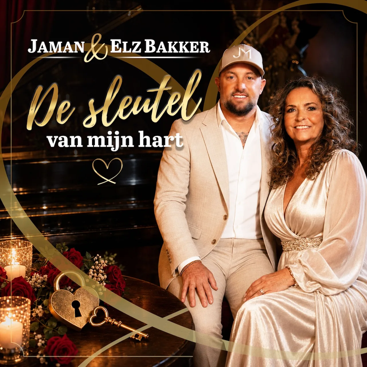 Illustratie bij: Jaman & Elz Bakker - De Sleutel Van Mijn Hart